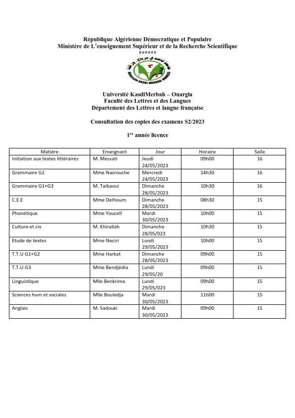 Consultation des copies S2 2023 001